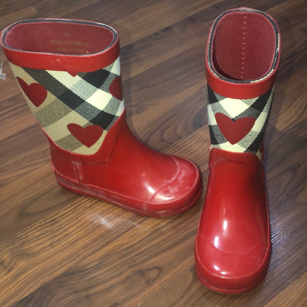 Baby Burberry Rainboots